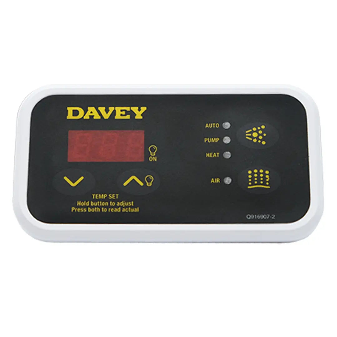 Davey/Spa-Quip SP400/500/601 Rectangular Touchpad and Overlay Davey/Spa-Quip SP400/500/601 Rectangular Touchpad and Overlay